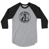 3/4 sleeve raglan shirt - black logo