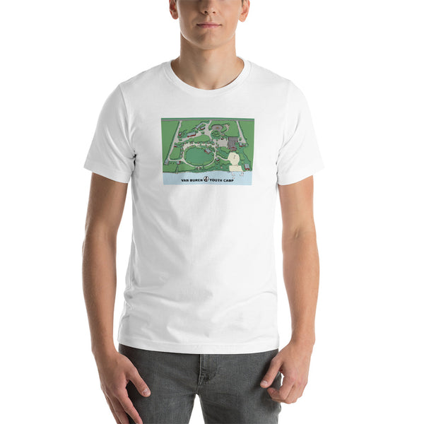 Short-Sleeve Unisex T-Shirt - Map of Camp